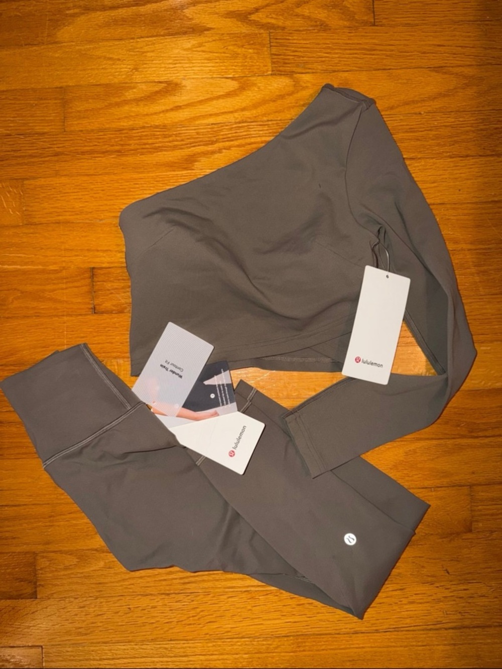 lululemon Align™ Asymmetrical Long Sleeve Top and leggings set